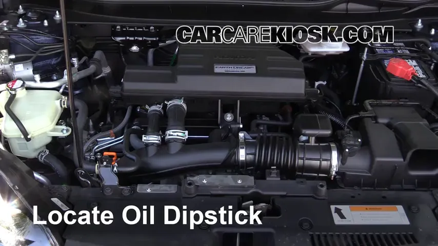 2017 Honda CR-V EX 1.5L 4 Cyl. Turbo Oil Check Oil Level